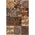 Equinox Grey/Brown Polyester 9 Ft. x 12 Ft. Area Rug