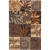 Equinox Grey/Brown Polyester 8 Ft. x 10 Ft. Area Rug