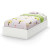 Sweet Lullaby Twin Storage Bed Pure White