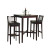 Cherry 3pc Pub Table set