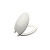 Ridgewood Elongated Closed-Front Toilet Seat in White