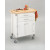 Dolly Madison White Kitchen Cart