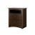 Espresso Fremont Tall 2 Drawer Nightstand with Open Shelf