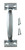 7-7/8 Inch  Zinc Door Pull