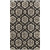 Hand loomed Rodrigo Black&nbsp; Rug - 2 Ft. 11 In. x 5 Ft. 3 In.