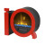 IQ Personal Desktop Fireplace; Red