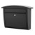 Dal Rae Locking Wall Mount Mailbox Black