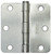 3 Inch  Satin Nickel 1/4rd Door Hinge