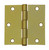 3-1/2 Inch  Satin Brass Door Hinge