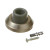 Satin Nickel Concave Door Stop