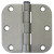 3 Inch  Antique Pewter 5/8rd Door Hinge 2pk