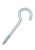 2-1/2 Inch  Zinc Screw Hook