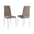 Lex - Box of 2 - Side Chair - Taupe Grey