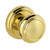 Prestige Alcott Polished Brass Dummy Knob