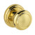 Prestige Alcott Polished Brass Dummy Knob