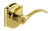Prestige Tobin Polished Brass Entry Lever Featuring SmartKey