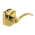 Prestige Tobin Polished Brass Entry Lever Featuring SmartKey