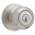 Troy Entry Knob in Satin Nickel