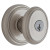 Brixton Entry Knob in Satin Nickel