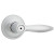 Galiano Privacy Lever in Satin Chrome