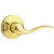 Toluca Passage Lever in Polished Brass