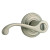 Commonwealth Privacy Lever in Satin Nickel