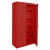 Classic Series 36 Inch W x 72 Inch H x 18 Inch D Storage Cabinet with Adjustable Shelves in Red