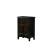 Accent Chest - Black / Bamboo-Look Transitional Style