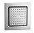 Watertile Square 54-Nozzle Bodyspray in Polished Chrome