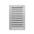 18 Inch x 24 Inch x 1-5/8 Inch Polyurethane Functional Vertical Rectangle Louver Gable Grill Vent with No Sill