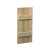 72 Inch x 16 Inch x 1-1/2 Inch Wood Grain Texture 3 Board and Batten Shutter