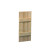 60 Inch x 18 Inch x 1-1/2 Inch Wood Grain Texture 3-Board and Batten Shutter