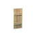 42 Inch x 16 Inch x 1-1/2 Inch Wood Grain Texture 3-Board and Batten Shutter