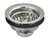 Stainless Steel Sink Strainer in Polished Chrome