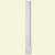 1-5/8 Inch x 6-1/4 Inch x 90 Inch Primed Polyurethane Pilaster Plain with Molded Plinth