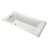 Parity(Tm) Cast Iron Drop-in Bath in White