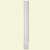3 Inch x 9 Inch x 90 Inch Primed Polyurethane Double Panel Pilaster with Moulded Plinth
