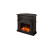Muskoka 23Inch Full View Electric Fireplace with Corner Option; Burnished Walnut Finish