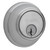 Key Control Single Cylinder Deadbolt in Satin Chrome