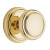 Wickham Dummy Knob in Polished Brass