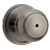 Troy Privacy Knob in Antique Nickel