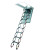 Attic Ladder (Scissor Fireproof Door Insulated) LSF 22 1/2 x 47 300lbs 9ft 10in