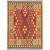 Hand woven Sivas Kilim - 2 Ft. 11 In. x 3 Ft. 9 In.