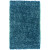 Gualla Teal Blue Polyester Shag 2 Ft. x 3 Ft. Accent Rug