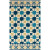 Dolores Sapphire Blue Polypropylene Indoor/Outdoor Accent Rug - 2 Ft. x 3 Ft. Area Rug