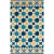 Dolores Sapphire Blue Polypropylene Indoor/Outdoor  - 5 Ft. x 7 Ft. 6 In. Area Rug