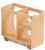 FindIT Birch Base Cabinet Organizer Pullout with Slide - 10-3/4 x 19-1/2 x 22-1/8