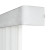 78x White 4.5 Inch Vertical Blind Headrail (Actual width 78 Inch)