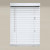 66x72 White 2 Inch Faux Wood Blind (Actual width 65.5 Inch)