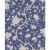 Botanical Floral Blue Wallpaper